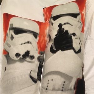 Long Pillows Pair - Star Wars Storm Trooper